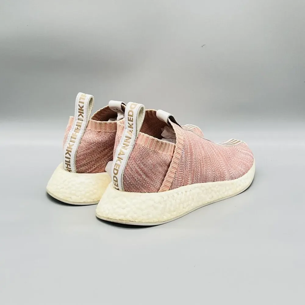 Adidas Shoes Mens 8.5 Pink NMD CS2 Kith Naked Slip On Athletic Sneakers Comfort